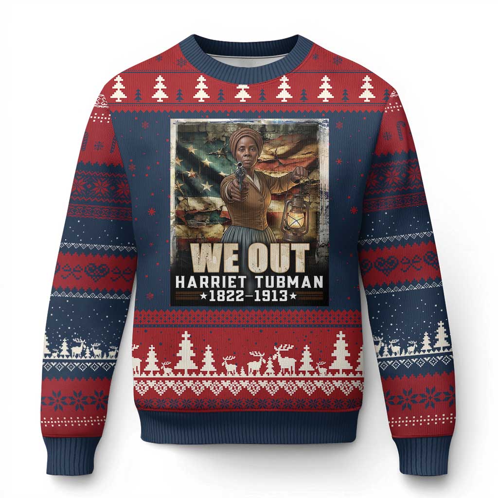 Harriet Tubman Ugly Christmas Sweater We Out Civil Rights History Movement Gift