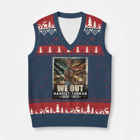 Harriet Tubman V-Neck Knit Sweater Vest We Out Civil Rights History Movement Gift