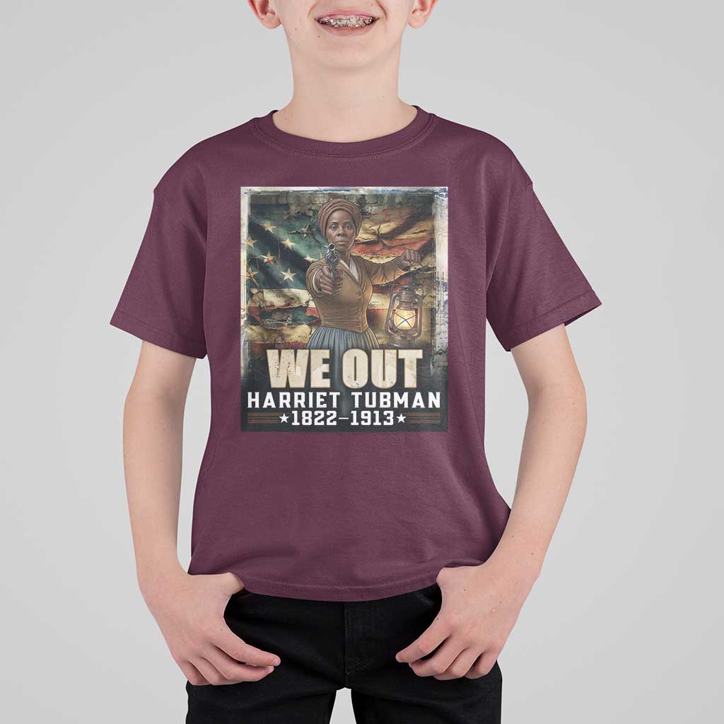Harriet Tubman T Shirt For Kid We Out Civil Rights History Movement Gift
