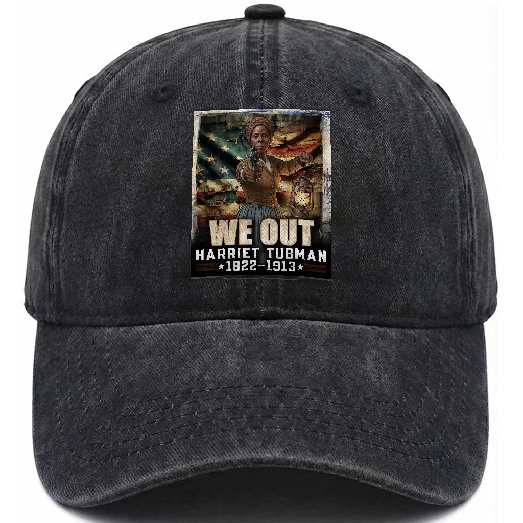 Harriet Tubman Washed Cotton Baseball Cap We Out Civil Rights History Movement Gift