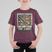 Harriet Tubman T Shirt For Kid Thay Can Not Stop The Light