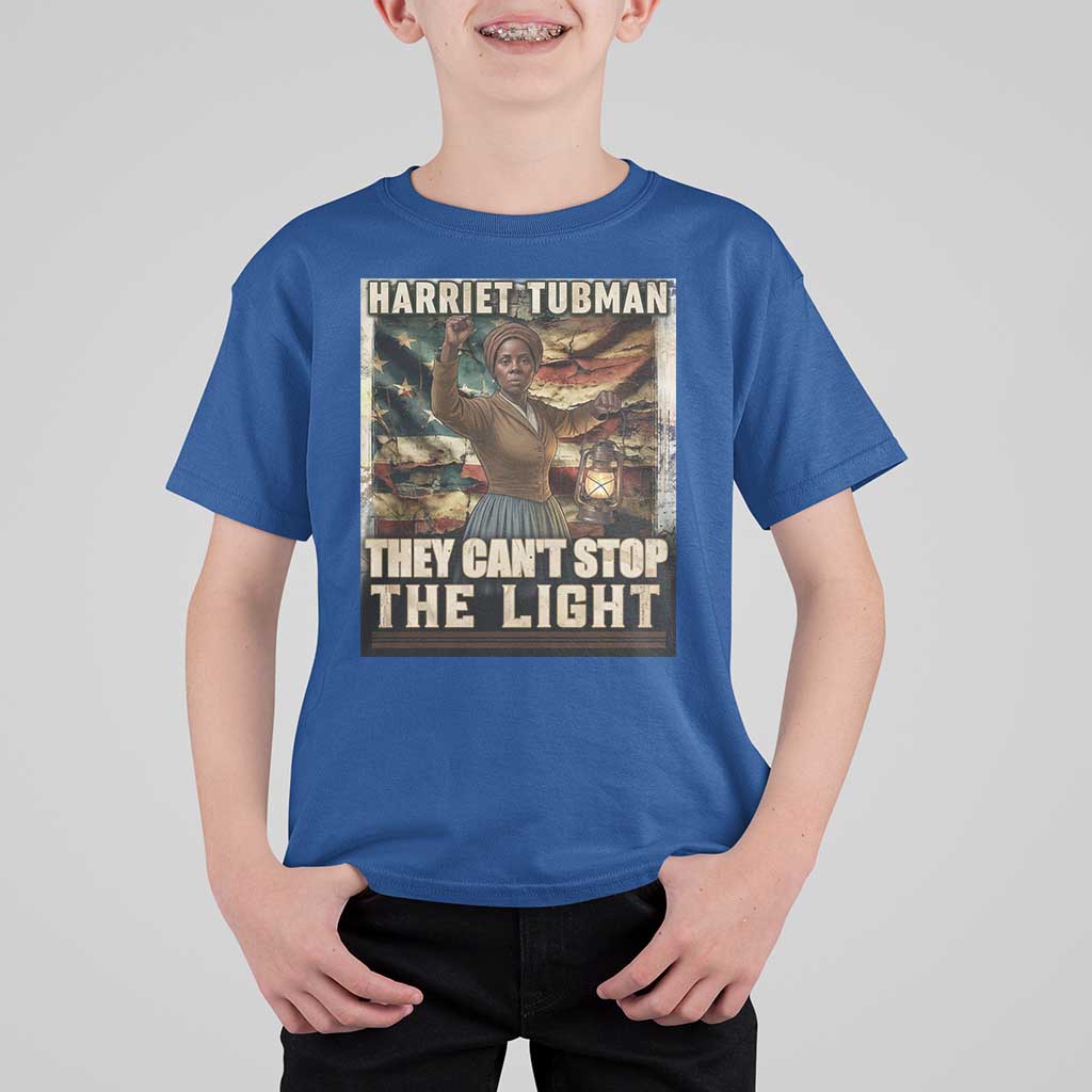 Harriet Tubman T Shirt For Kid Thay Can Not Stop The Light