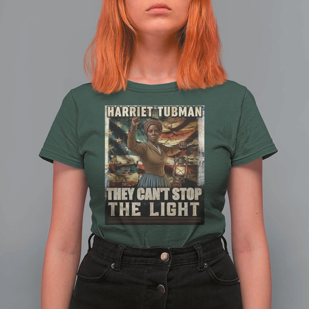 Harriet Tubman T Shirt For Women Thay Can Not Stop The Light