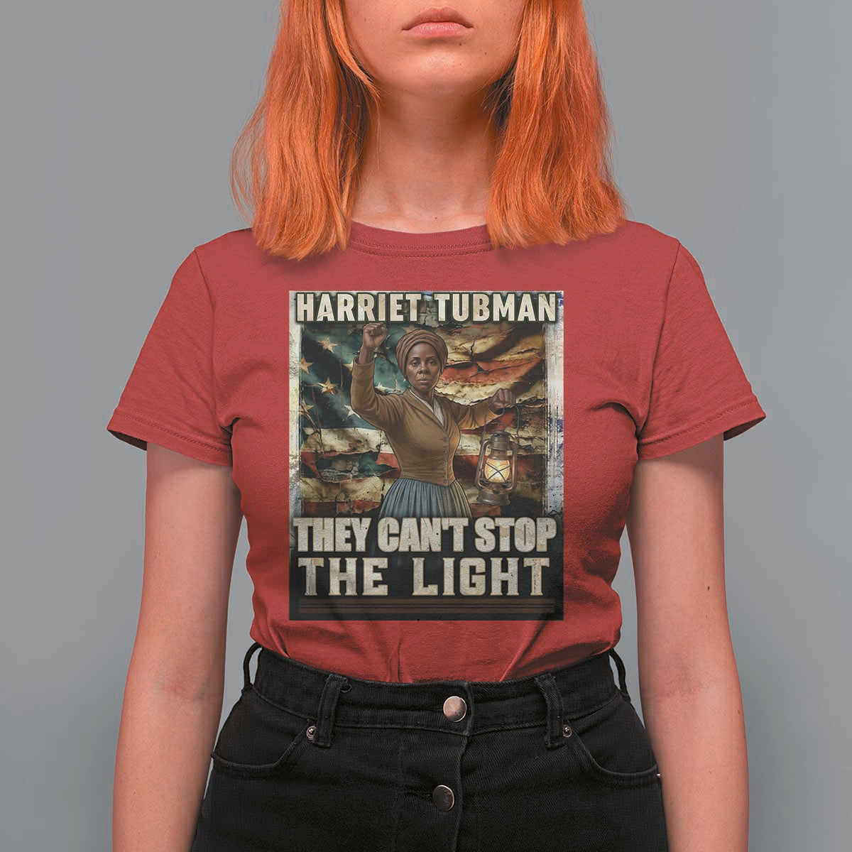 Harriet Tubman T Shirt For Women Thay Can Not Stop The Light