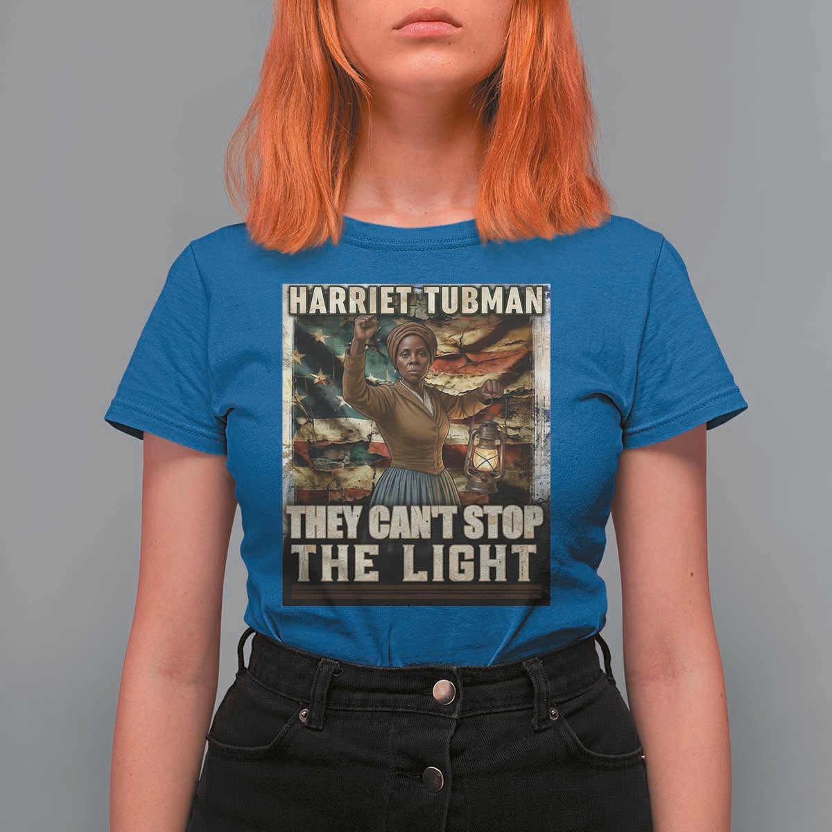 Harriet Tubman T Shirt For Women Thay Can Not Stop The Light