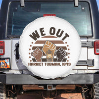 Harriet Tubman We Out 1849 Spare Tire Cover Vintage Sunset Black American Hero