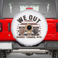 Harriet Tubman We Out 1849 Spare Tire Cover Vintage Sunset Black American Hero