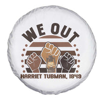 Harriet Tubman We Out 1849 Spare Tire Cover Vintage Sunset Black American Hero