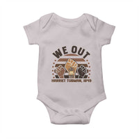 Harriet Tubman We Out 1849 Baby Onesie Vintage Sunset Black American Hero