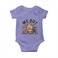 Harriet Tubman We Out 1849 Baby Onesie Vintage Sunset Black American Hero