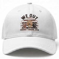 Harriet Tubman We Out 1849 Baseball Cap Vintage Sunset Black American Hero