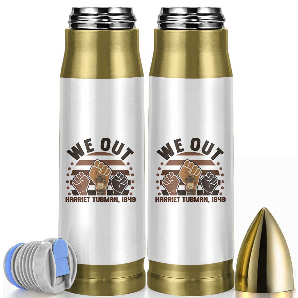 Harriet Tubman We Out 1849 Bullet Tumbler Vintage Sunset Black American Hero