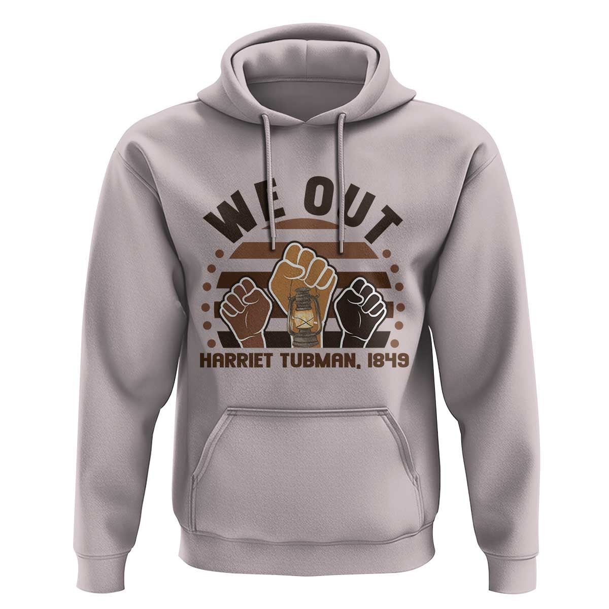 Harriet Tubman We Out 1849 Hoodie Vintage Sunset Black American Hero