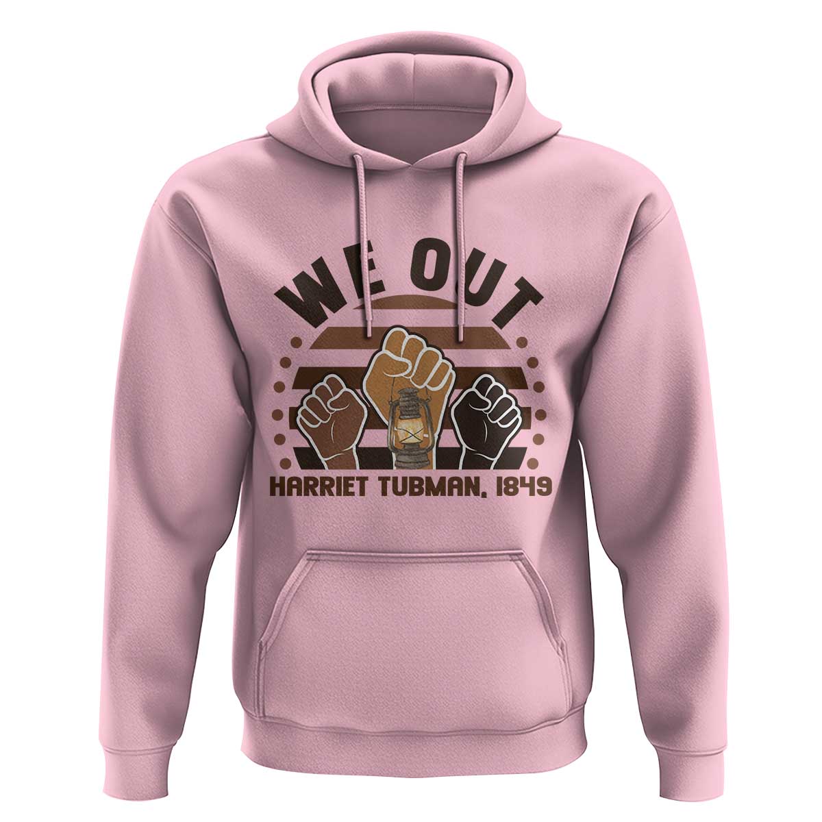 Harriet Tubman We Out 1849 Hoodie Vintage Sunset Black American Hero