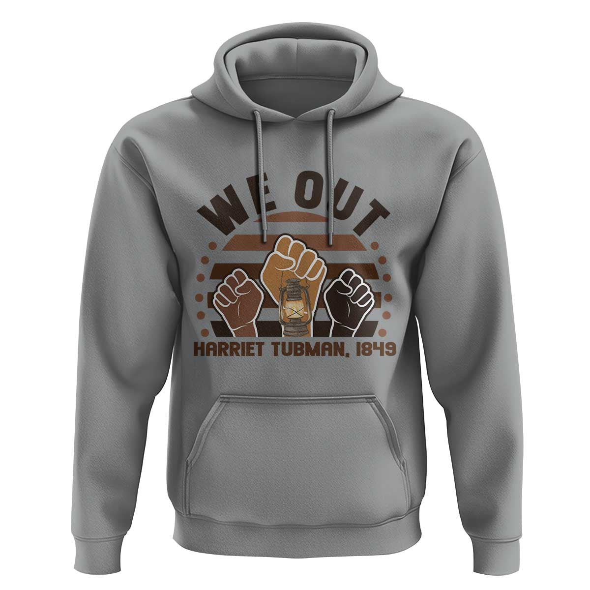 Harriet Tubman We Out 1849 Hoodie Vintage Sunset Black American Hero