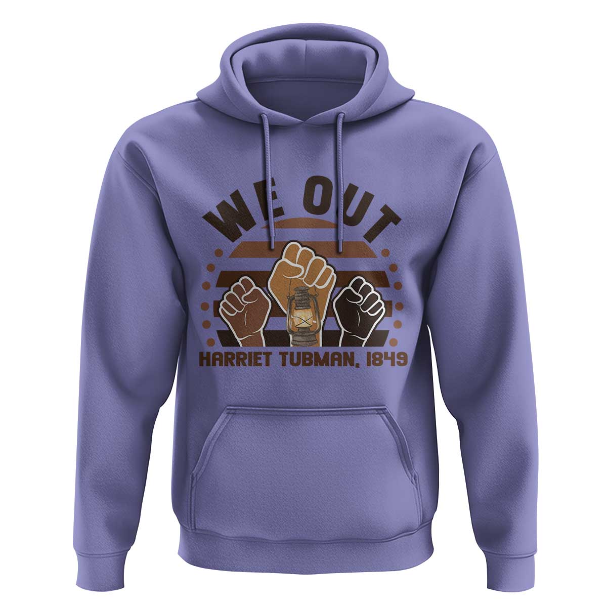 Harriet Tubman We Out 1849 Hoodie Vintage Sunset Black American Hero