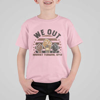 Harriet Tubman We Out 1849 T Shirt For Kid Vintage Sunset Black American Hero