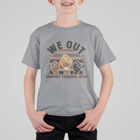 Harriet Tubman We Out 1849 T Shirt For Kid Vintage Sunset Black American Hero
