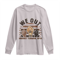 Harriet Tubman We Out 1849 Long Sleeve Shirt Vintage Sunset Black American Hero