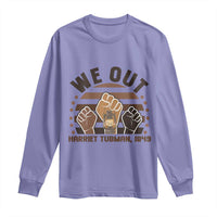 Harriet Tubman We Out 1849 Long Sleeve Shirt Vintage Sunset Black American Hero