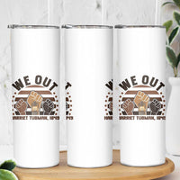 Harriet Tubman We Out 1849 Skinny Tumbler Vintage Sunset Black American Hero