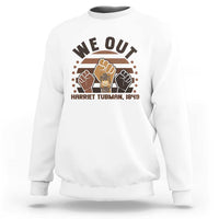 Harriet Tubman We Out 1849 Sweatshirt Vintage Sunset Black American Hero