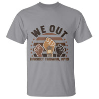 Harriet Tubman We Out 1849 T Shirt Vintage Sunset Black American Hero