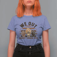 Harriet Tubman We Out 1849 T Shirt For Women Vintage Sunset Black American Hero