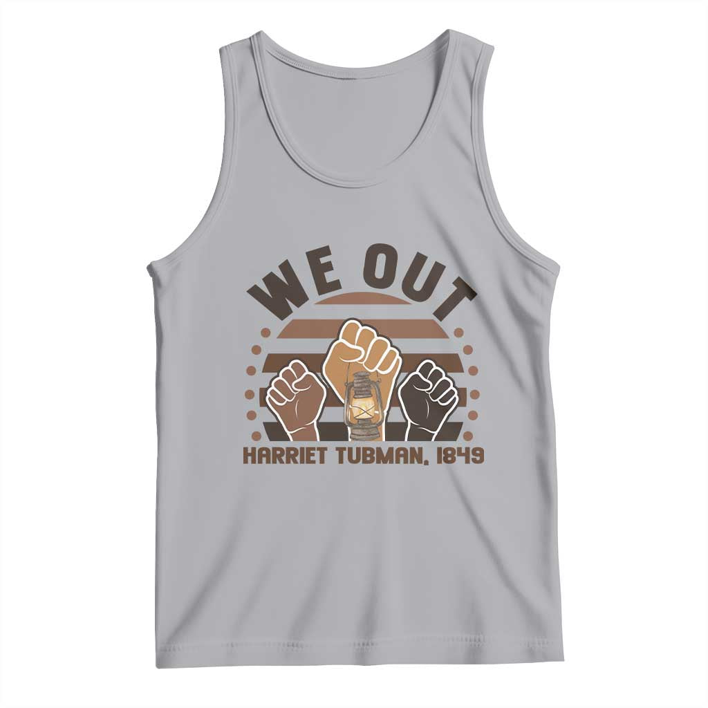 Harriet Tubman We Out 1849 Tank Top Vintage Sunset Black American Hero