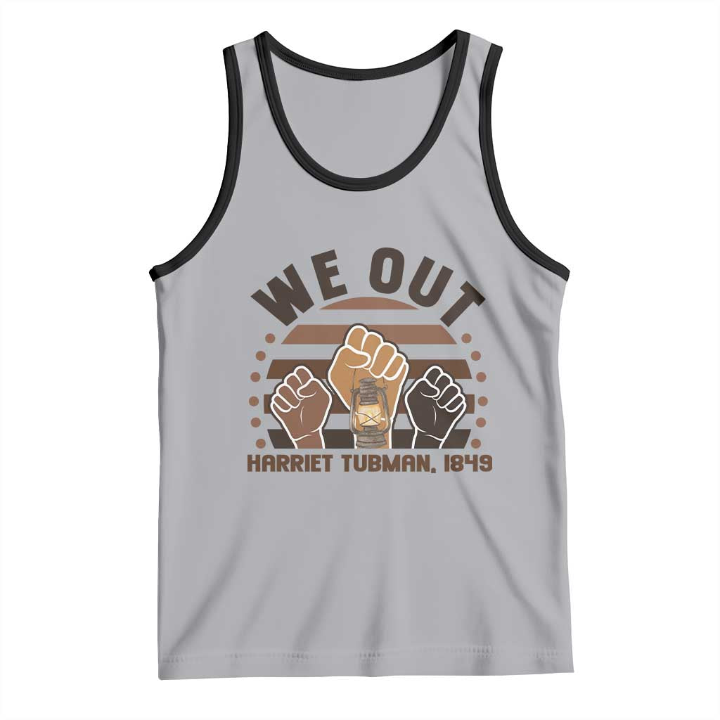 Harriet Tubman We Out 1849 Tank Top Vintage Sunset Black American Hero