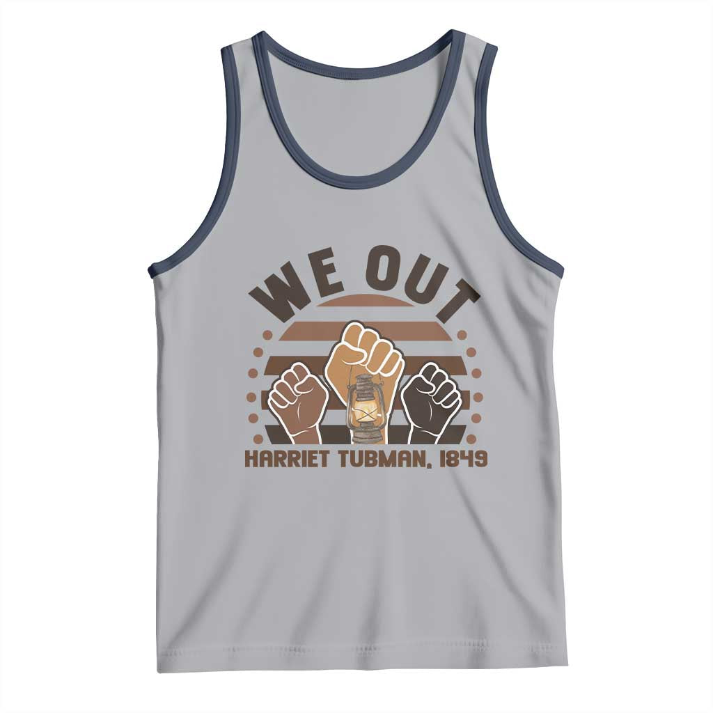 Harriet Tubman We Out 1849 Tank Top Vintage Sunset Black American Hero