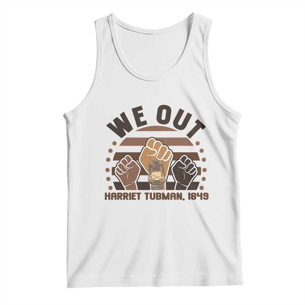 Harriet Tubman We Out 1849 Tank Top Vintage Sunset Black American Hero