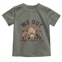 Harriet Tubman We Out 1849 Toddler T Shirt Vintage Sunset Black American Hero