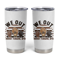 Harriet Tubman We Out 1849 Tumbler Cup Vintage Sunset Black American Hero
