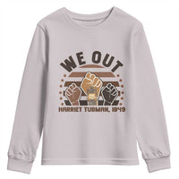 Harriet Tubman We Out 1849 Youth Sweatshirt Vintage Sunset Black American Hero