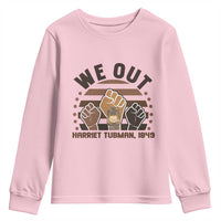 Harriet Tubman We Out 1849 Youth Sweatshirt Vintage Sunset Black American Hero