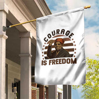 Harriet Tubman Legacy Garden Flag Courage Is Freedom