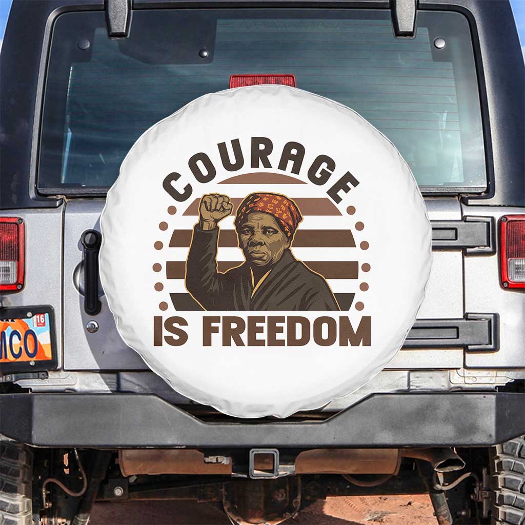 Harriet Tubman Legacy Spare Tire Cover Courage Is Freedom