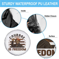 Harriet Tubman Legacy Spare Tire Cover Courage Is Freedom