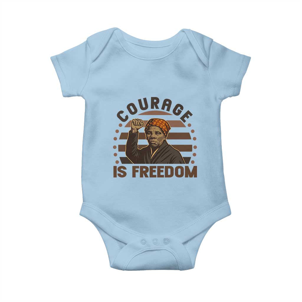 Harriet Tubman Legacy Baby Onesie Courage Is Freedom