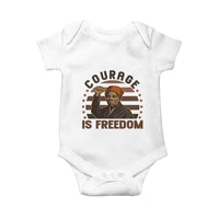 Harriet Tubman Legacy Baby Onesie Courage Is Freedom