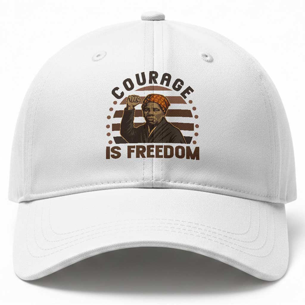 Harriet Tubman Legacy Baseball Cap Courage Is Freedom
