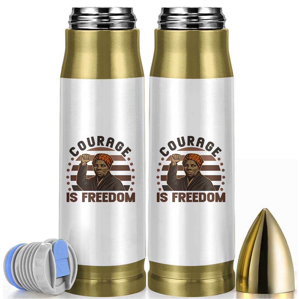Harriet Tubman Legacy Bullet Tumbler Courage Is Freedom