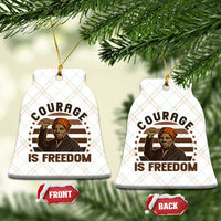Harriet Tubman Legacy Ceramic Ornament Courage Is Freedom