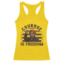 Harriet Tubman Legacy Racerback Tank Top Courage Is Freedom