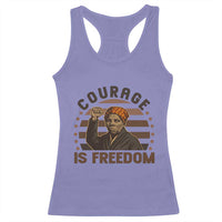 Harriet Tubman Legacy Racerback Tank Top Courage Is Freedom