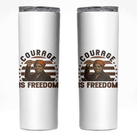 Harriet Tubman Legacy Skinny Tumbler Courage Is Freedom