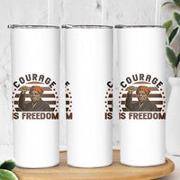 Harriet Tubman Legacy Skinny Tumbler Courage Is Freedom
