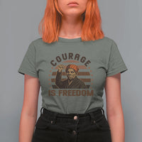 Harriet Tubman Legacy T Shirt For Women Courage Is Freedom