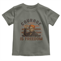 Harriet Tubman Legacy Toddler T Shirt Courage Is Freedom